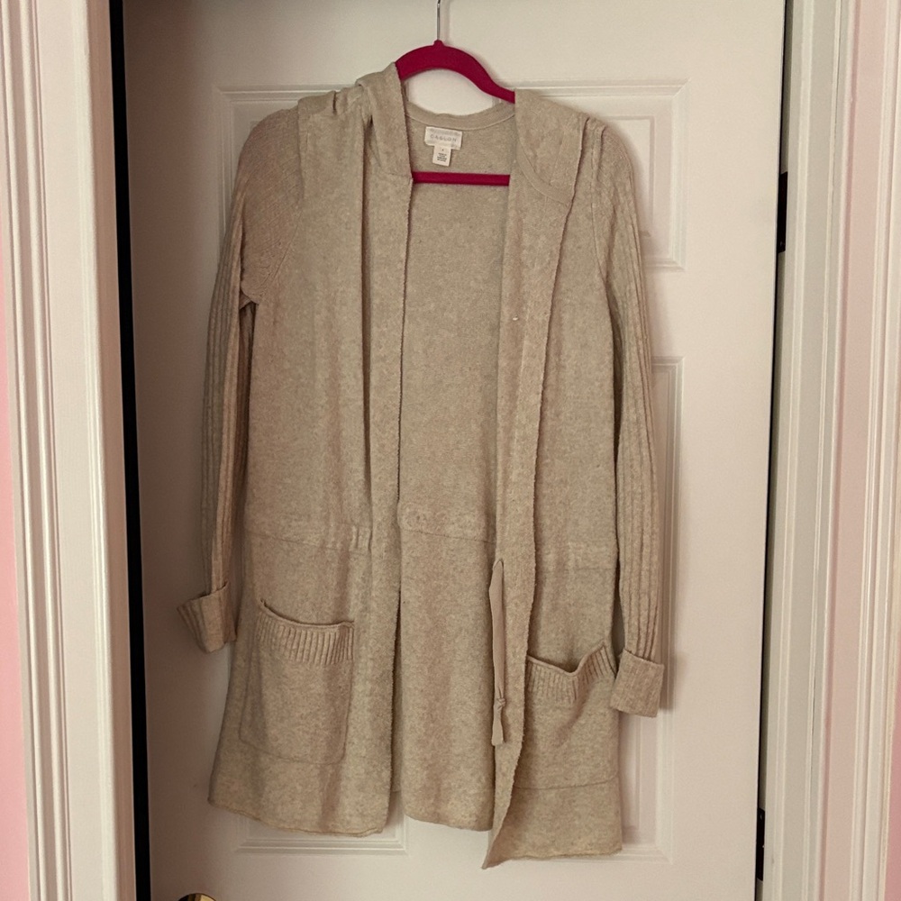 Cozy Cream Hooded Cardigan
